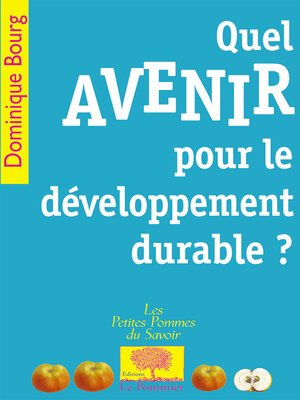 cover image of Quel avenir pour le développement durable ?
